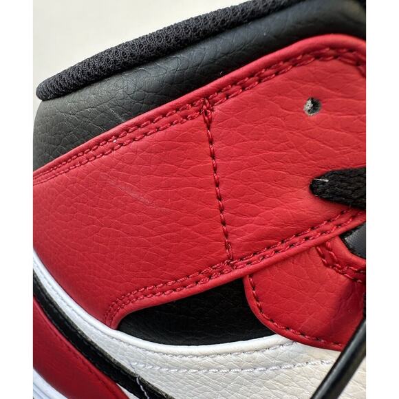 Nike Air Jordan 1 Mid Chicago Football Cleats Men’s Size 12 FJ6805-106 main image 6